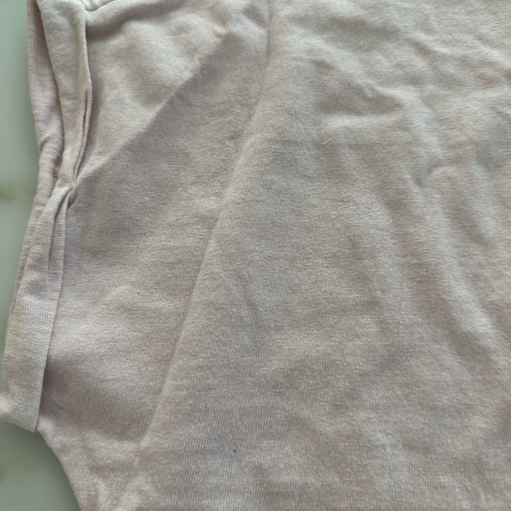 Double Zero Pink Boxy Crop T-Shirt Short Sleeve size M - Picture 5 of 8